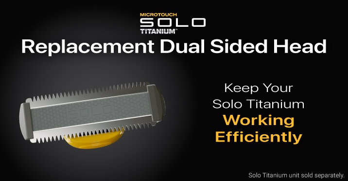 MicroTouch Solo Titanium Replacement Head