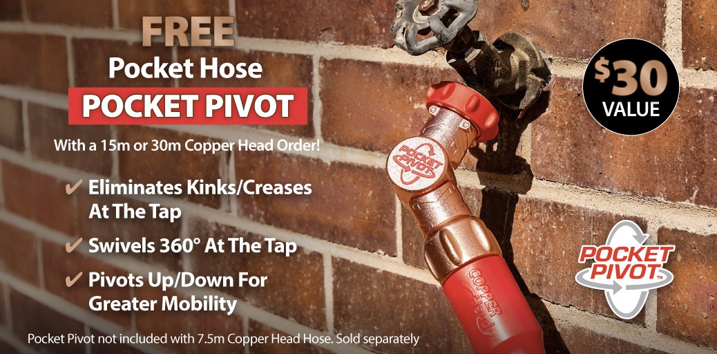 Pocket Hose Copper Head